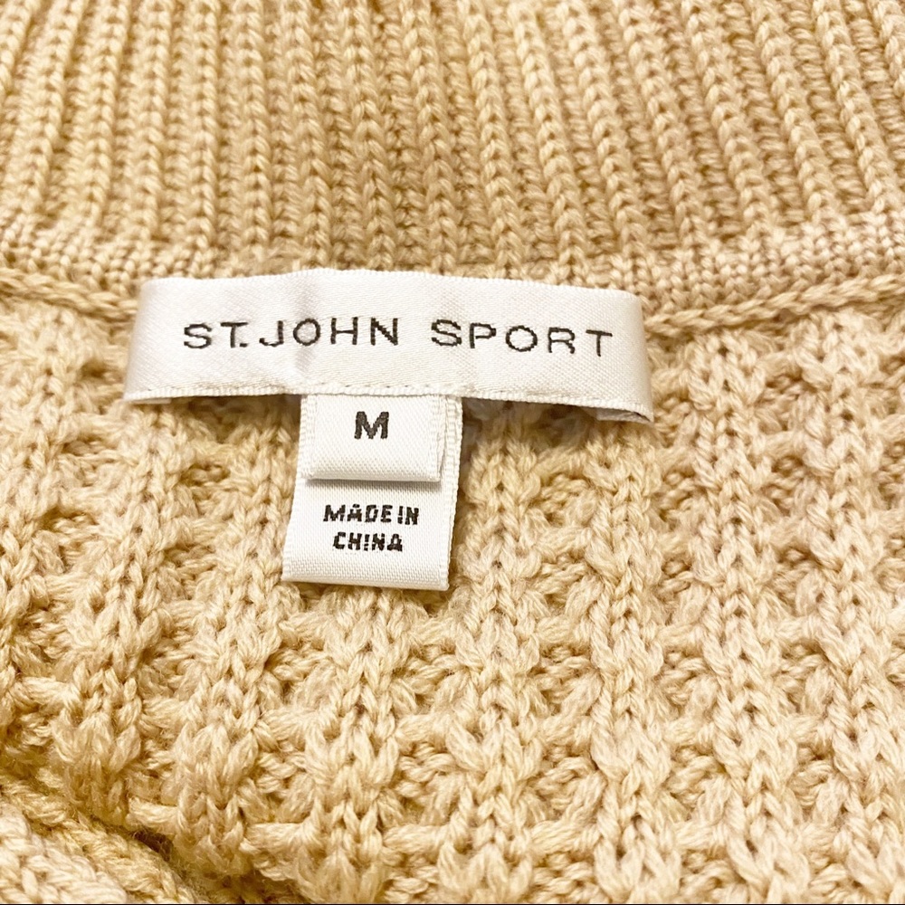 ST. JOHN Wool Sleeveless Knit Tank - Picture 5 of 6